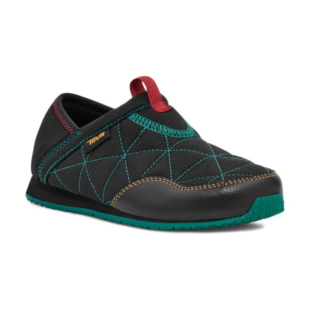New Teva Kid's Reember - Black/ Cadmium Green  Size 4, 5